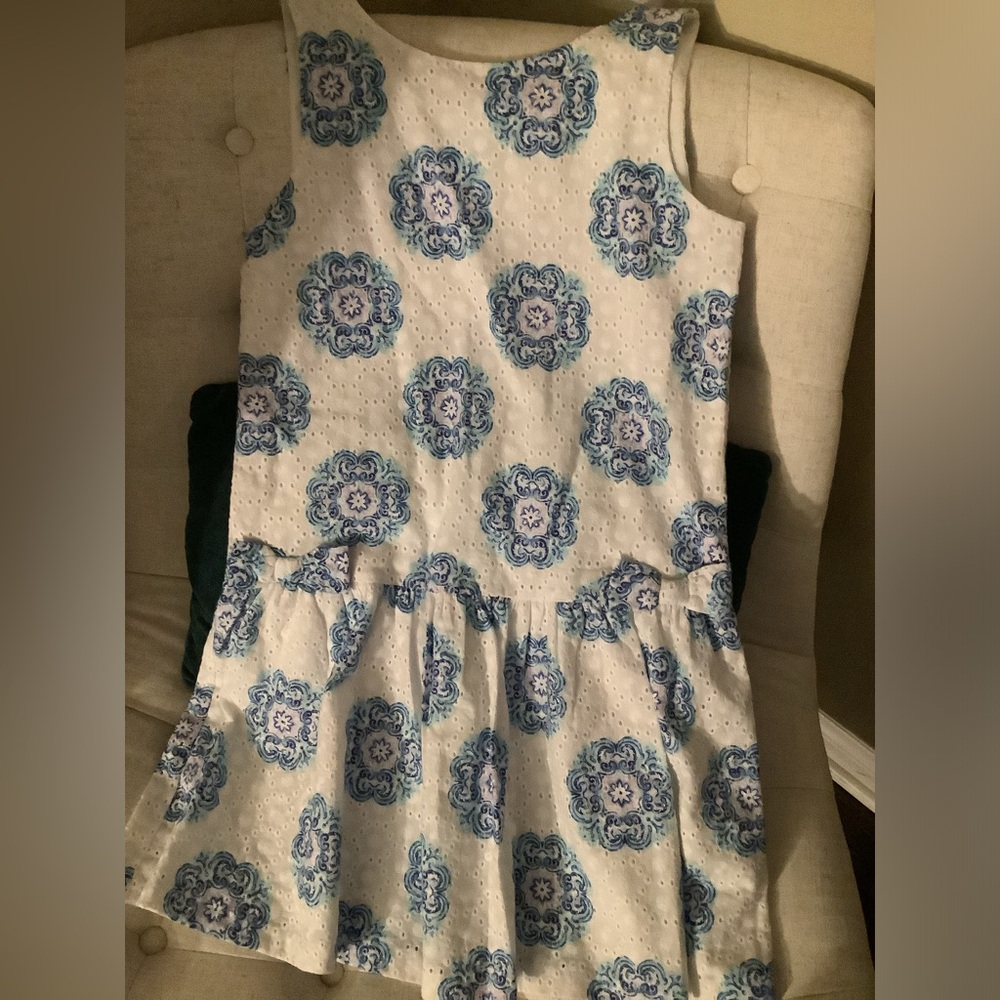 NWT Janie and Jack Eyelet Dress, girls size 12